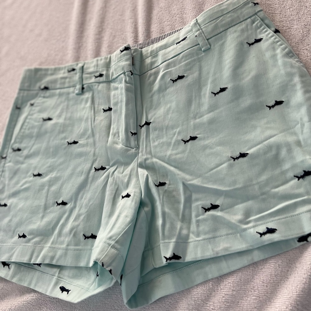 Size 10 womens shark shorts, British Khaki